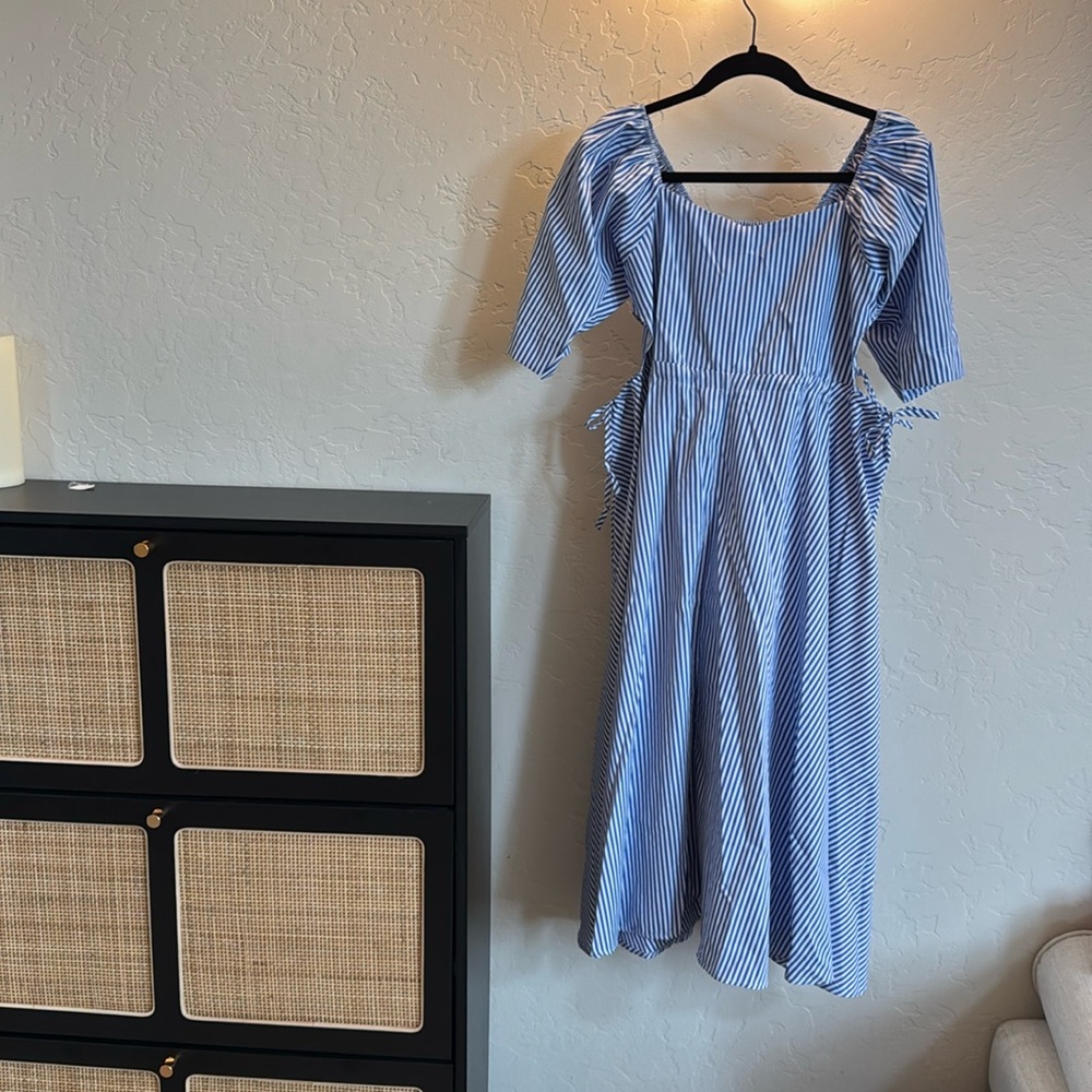 Vita grace striped midi dress